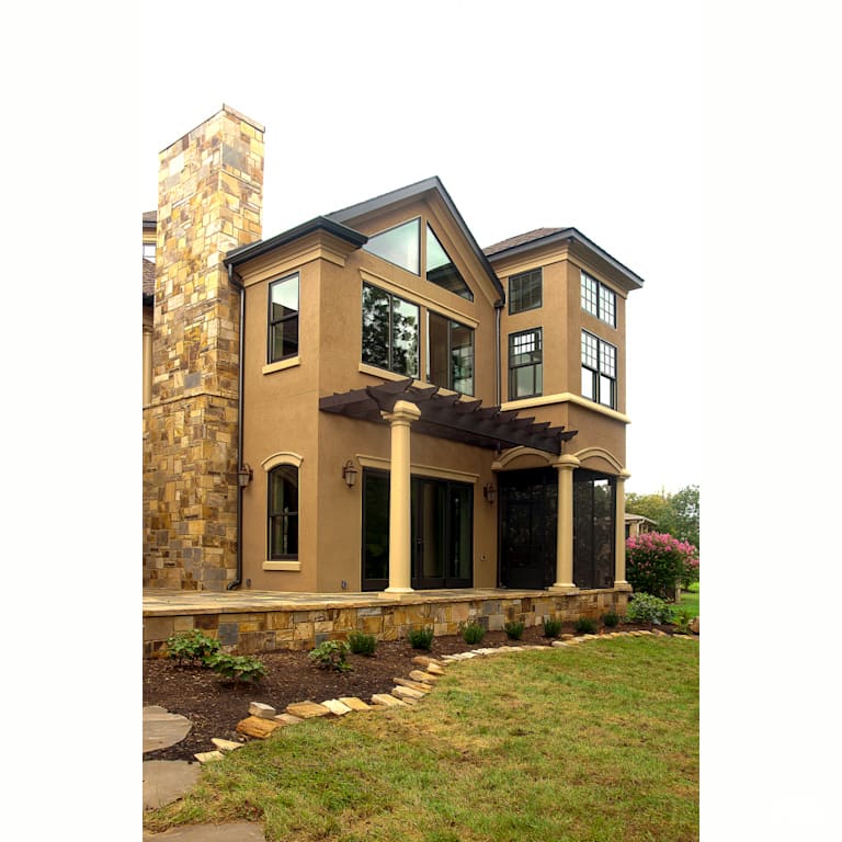 Panella Residence - Back with Insulated Concrete Forms [ICF] by Nudura