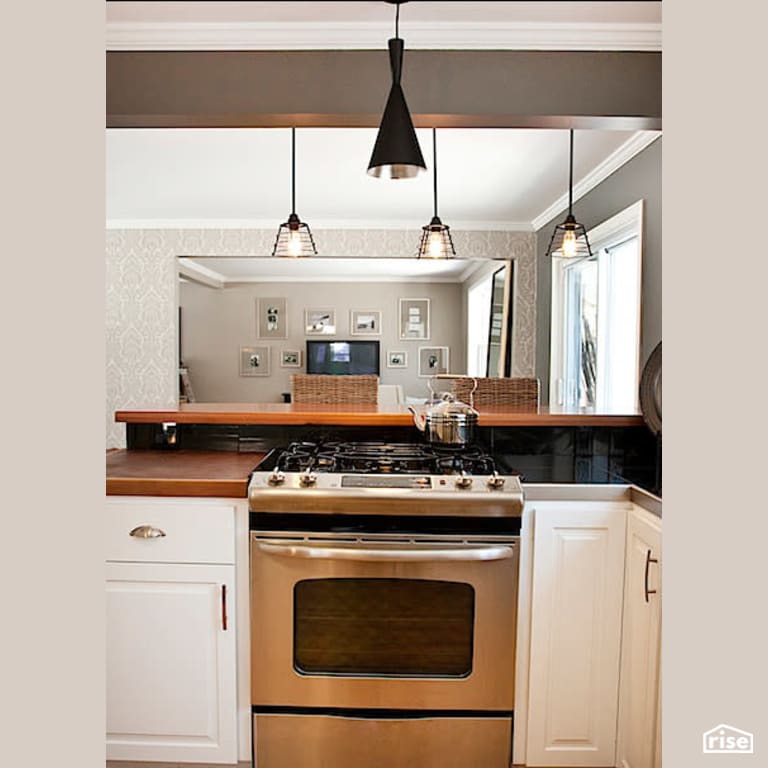 Albert Street I Kitchen with LED Lighting by Reimagine Designs