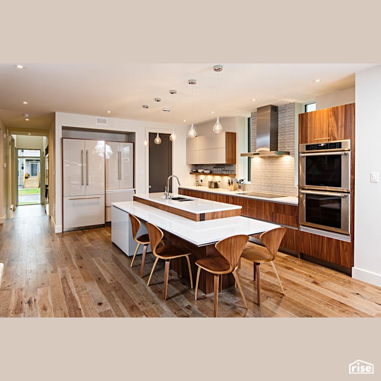 Westboro R-2000 Kitchen with Wall Oven by The Conscious Builder