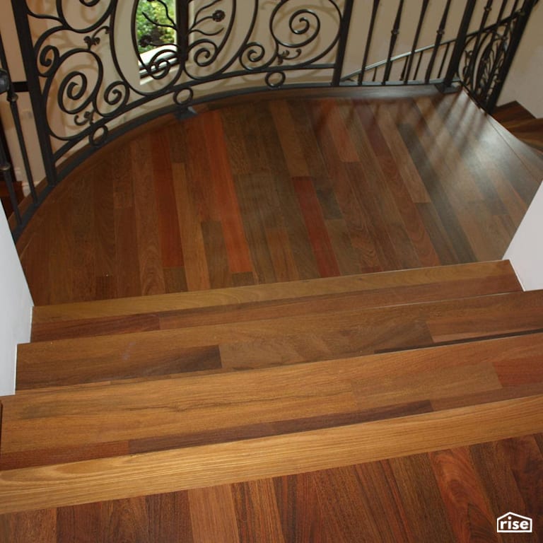 Finish hardwood staircase with Interior Wood Finish by Vermont Natural Coatings