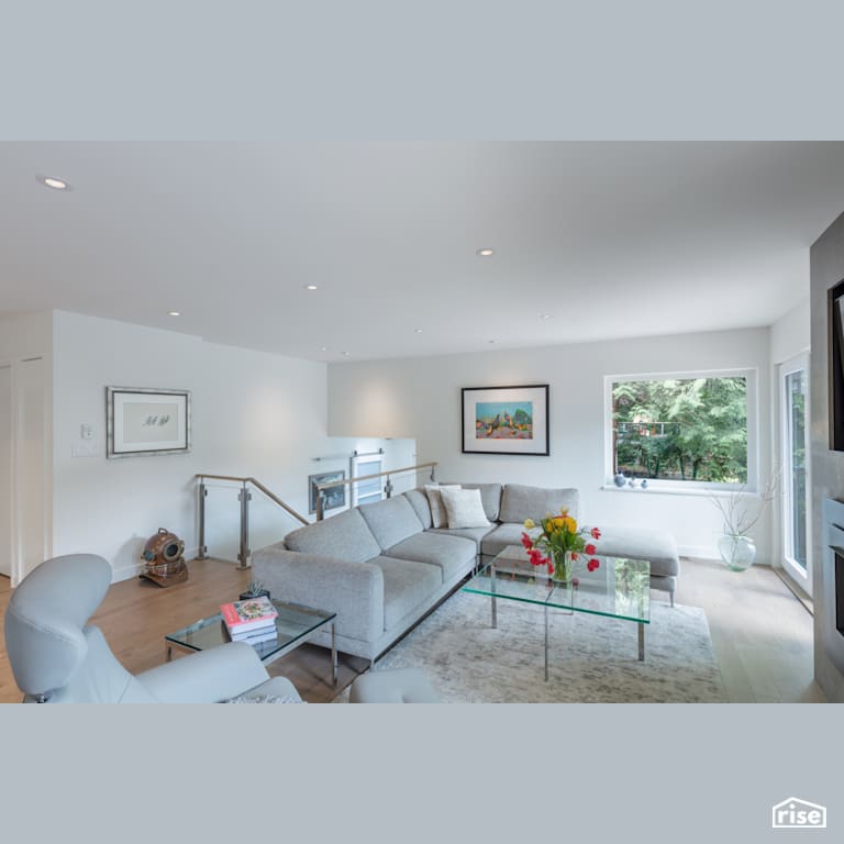 Marine Drive Living Room with Integrated LED by Synthesis Design