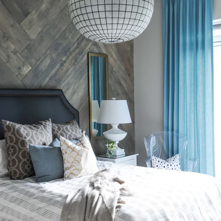 Bedroom with Ceiling Light by PlaidFox