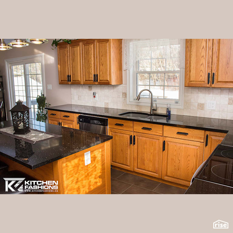 Facelift Kitchen Renovation with Low-Flow Kitchen Faucet by Home Fashions