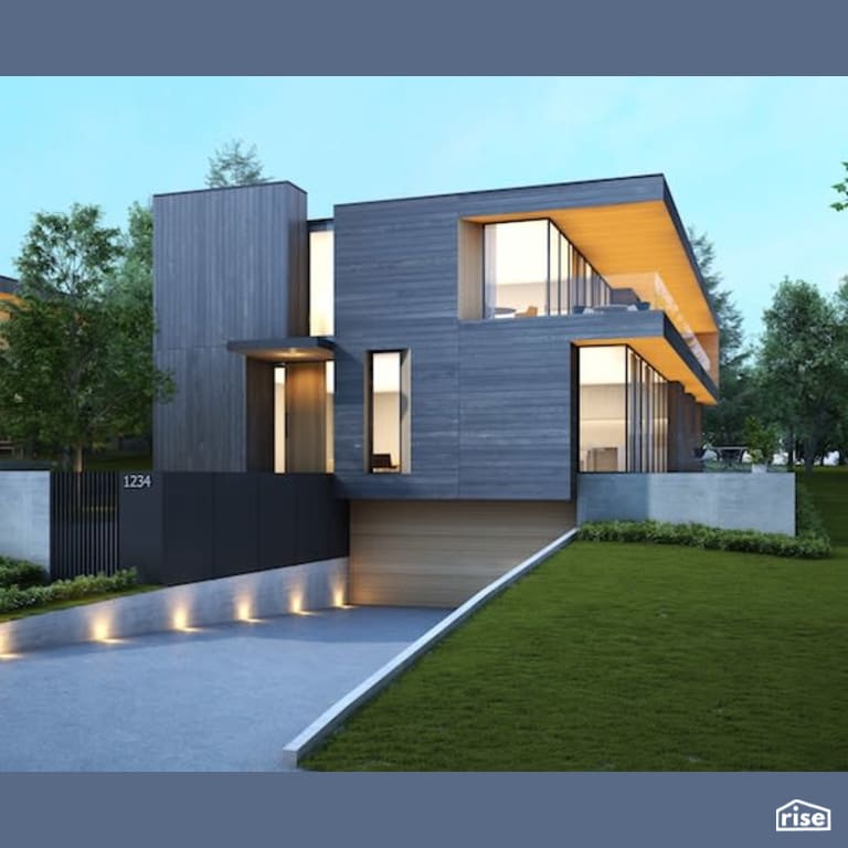 Surrey Net Zero Duplex with Charred Wood Siding by Marken Design + Consult