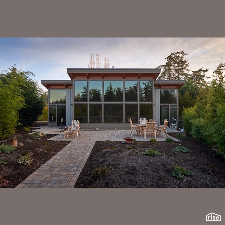 Port Townsend Home with Argon Gas Filled Window by FabCab Inc