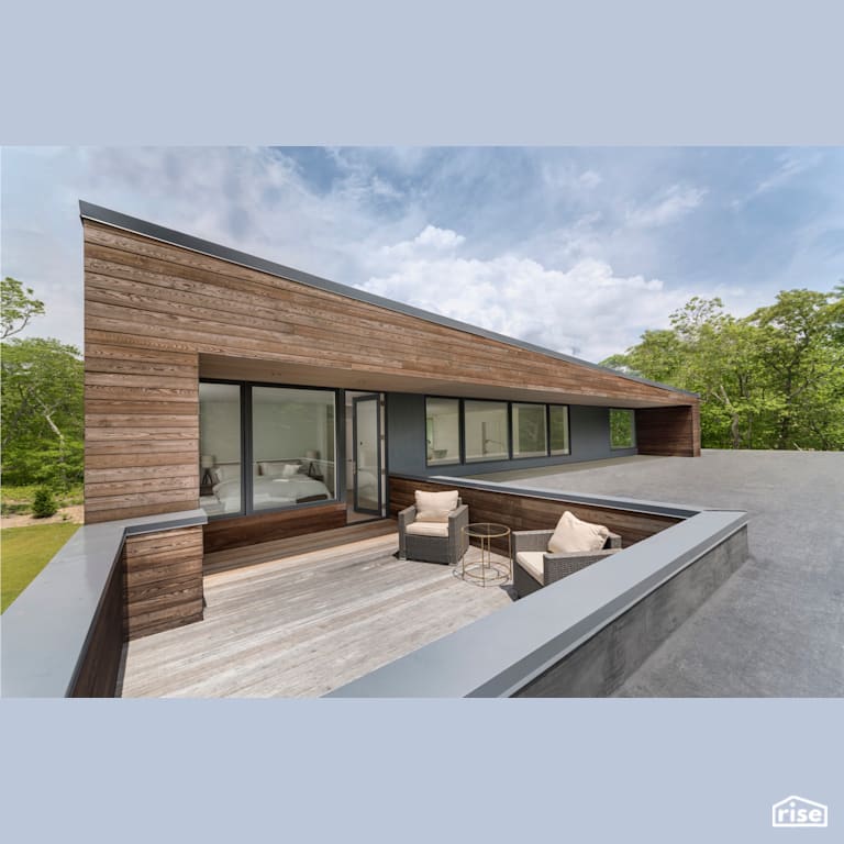 Turket Designed Home with Thermally Modified Wood Siding by Thermalwood Canada