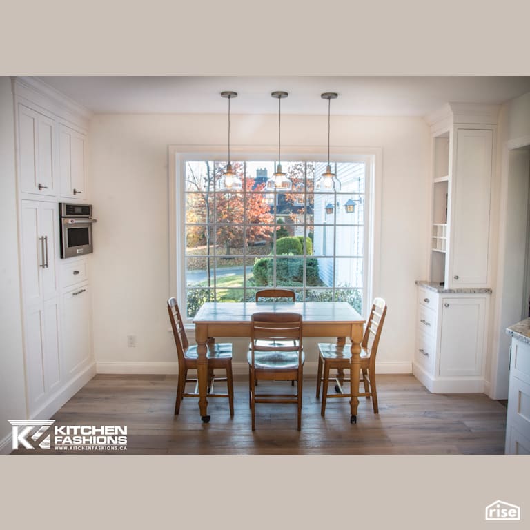 Kitchen Fashions - Elegant White Kitchen with LED Lighting by Home Fashions