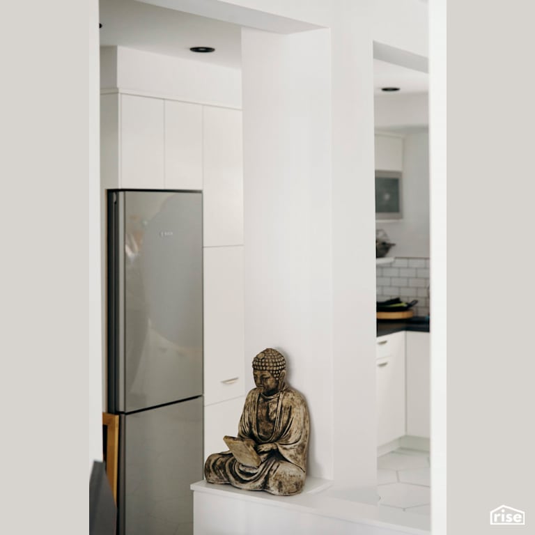 Kitchen - West-End Halifax Contemporary Transformation with Refrigerator by Case Design/Remodeling