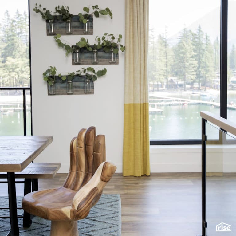 Dining Room with FSC Certified Hardwood by PlaidFox