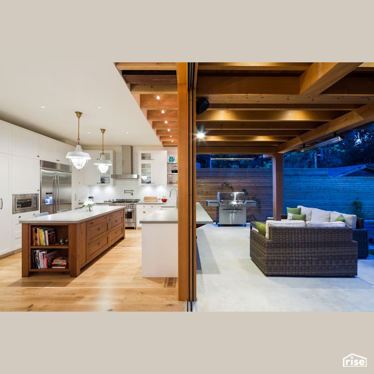 Cooking Inside and Outside with Gas Range by Synthesis Design