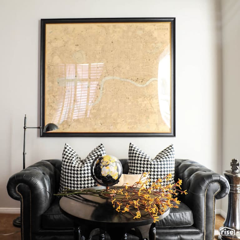 Scottsdale Arizona Retreat - Living Room  with Floor Lamp by PlaidFox