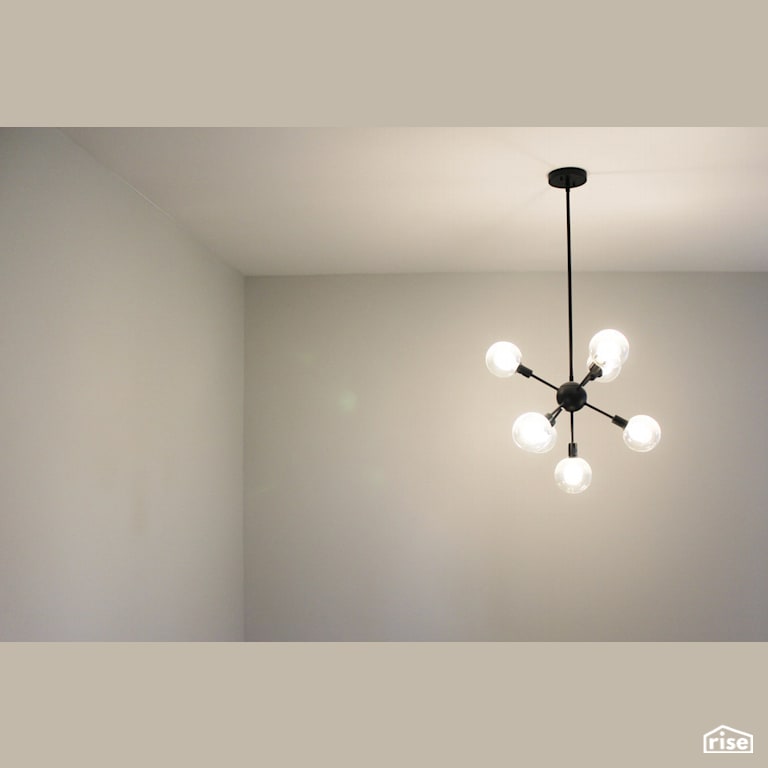 The California - Staircase Ceiling Light with Ceiling Light by Justin Bowers Homes