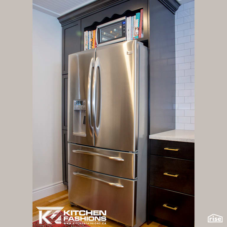 Kitchen Fashions - Kate Spade Inspired Kitchen with Refrigerator by Home Fashions