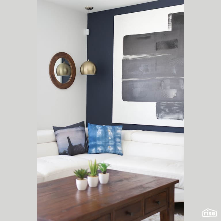 Paradiso Family Room with LED Lighting by Bowers Construction