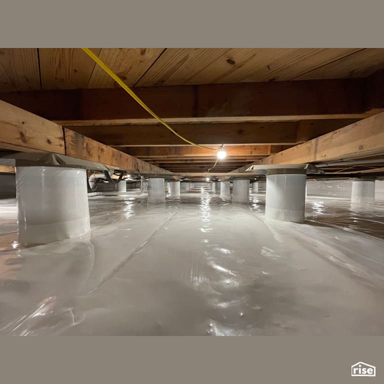 StegoCrawl Encapsulation - Completed with Vapor Control Layer by Stego Industries, LLC