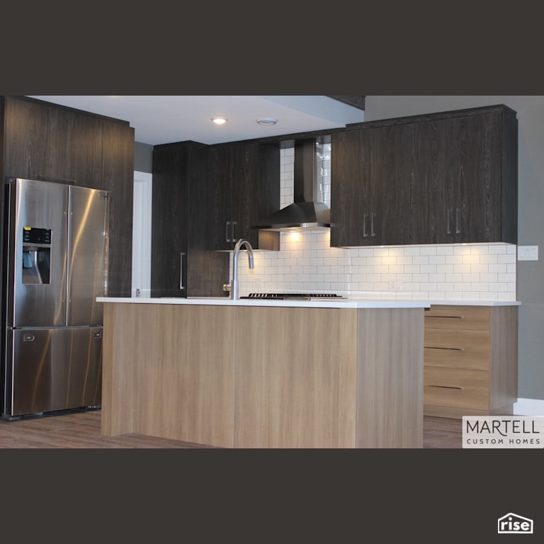 Loon Lane - Kitchen with Low-Flow Kitchen Faucet by Martell Homes