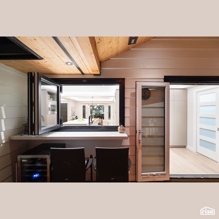 Outdoor/Indoor Pass-through with Integrated LED by Synthesis Design