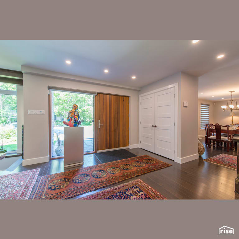 410 Wood Avenue - Entryway with Laminate Flooring by VERT plan.design.build