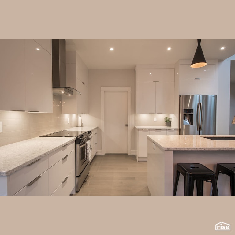 71 Arielle Lane - Kitchen with Ceiling Light by Homes by Highgate