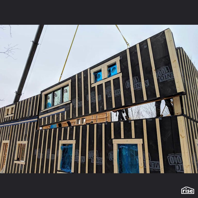Panelized Prefab second floor wall with Prefabricated Panelized Home by Phoenix Haus LLC