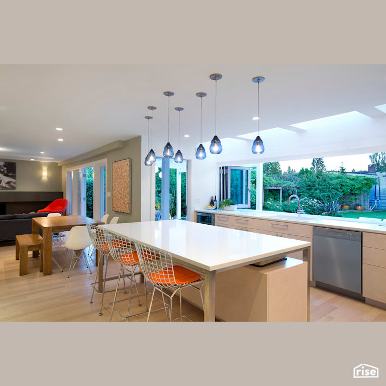 Kitchen with Integrated LED by Naikoon Contracting