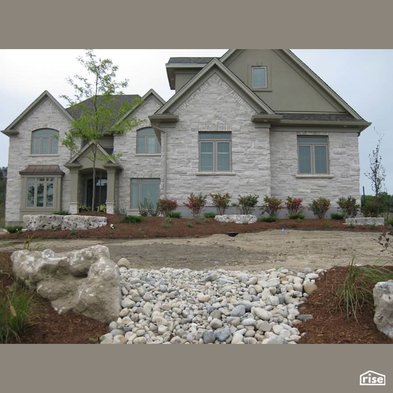 House with Stone Siding with Stone Siding by Masonal Stone Inc