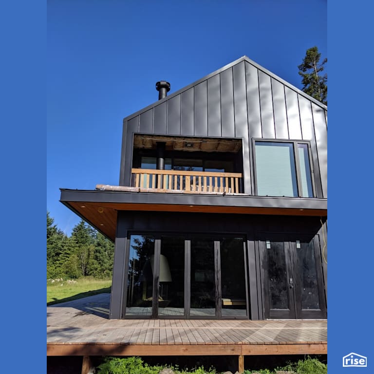 Main Cabin - Exterior with Tilt-and-Turn Patio Door by RAD LAB