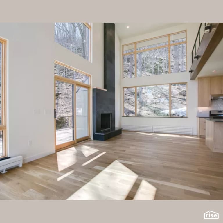 Living Room with Integrated LED by Constructive Builders