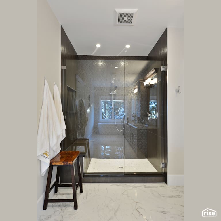 Ensuite with Integrated LED by My House Design/Build Team Ltd.