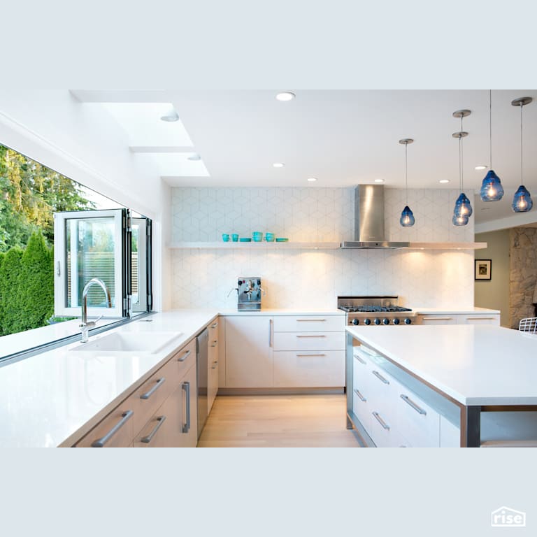 Kitchen with Integrated LED by Naikoon Contracting