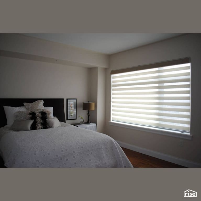 Window Treatments with LED Lighting by Amazing Space Interiors