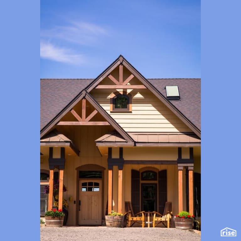Exterior with Triple Pane Window by Winsome Construction