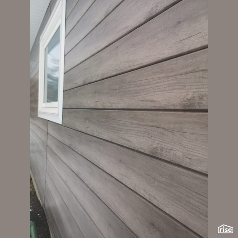 Composite siding with high efficiency window with Composite or Engineered Siding by ChamClad by Chameleon