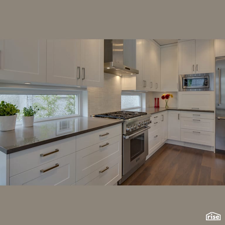 Clay Construction - Kitsilano Classic - Kitchen with Integrated LED by Clay Construction