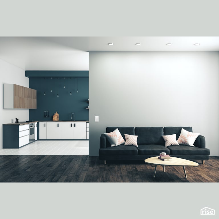 Enerlites 51300 LED dimmer switch in living room with Dimmer Switch by Enerlites, Inc