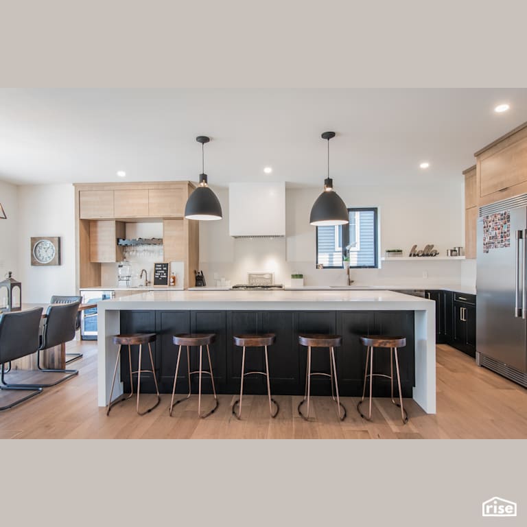 Weybridge Lane - Kitchen with FSC Certified Hardwood by Homes by Highgate