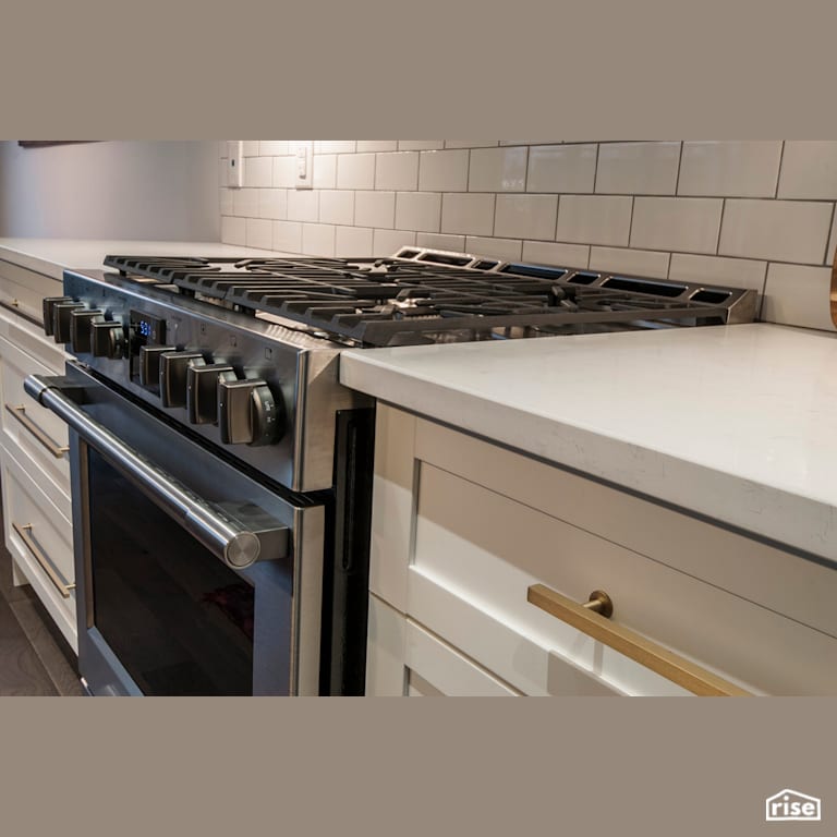 The Fleetview - Gas Range with Gas Range by Bowers Construction