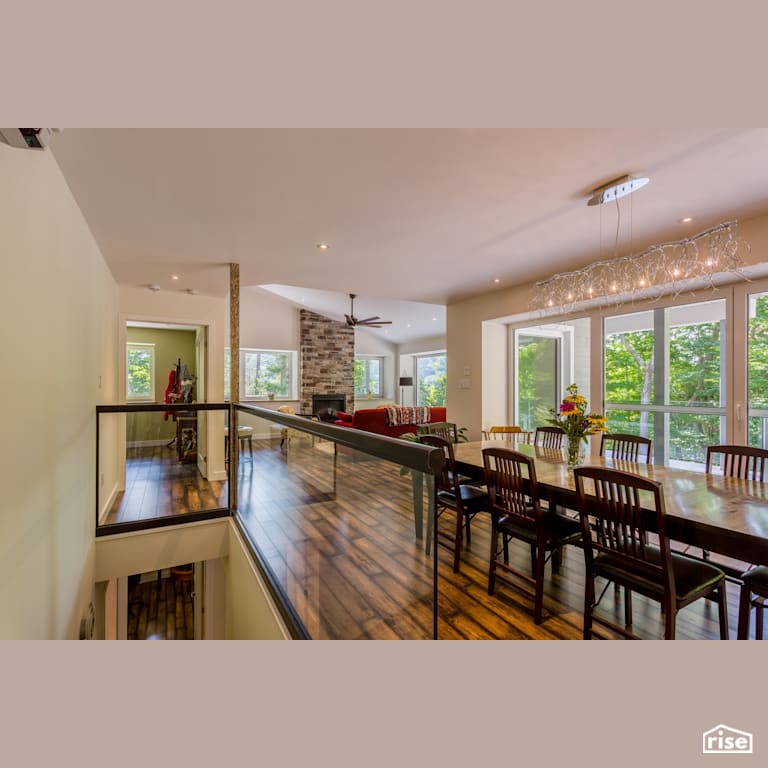 336 County Road 3 - Dining Room with FSC Certified Hardwood by VERT plan.design.build