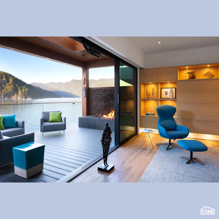 Eastridge Patio with Engineered Hardwood by Synthesis Design