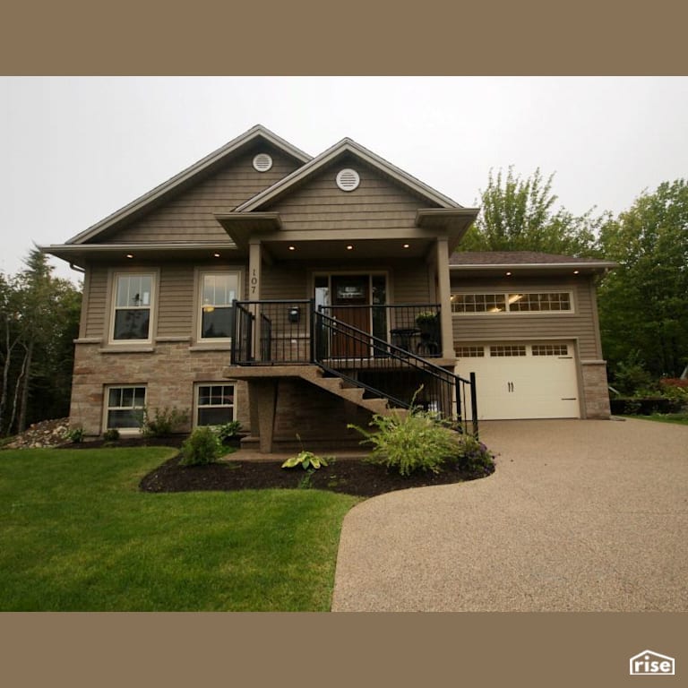 107 Olive - Exterior with Brick Siding by Whitestone Developments