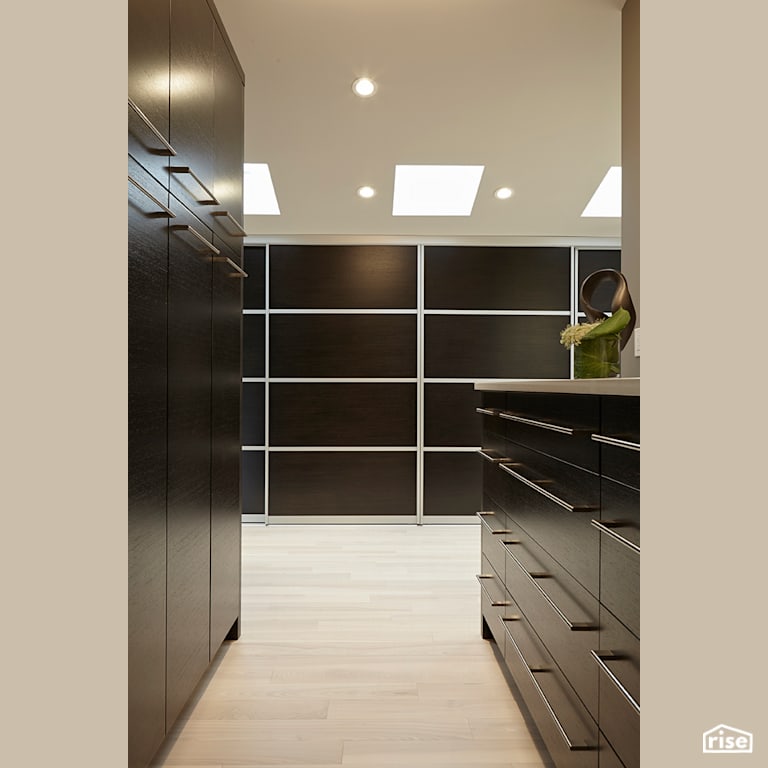 Closet with Integrated LED by My House Design/Build Team Ltd.