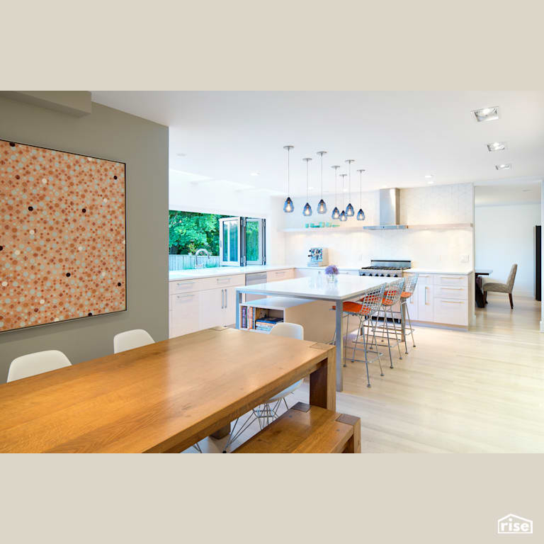 Dining Room with Integrated LED by Naikoon Contracting