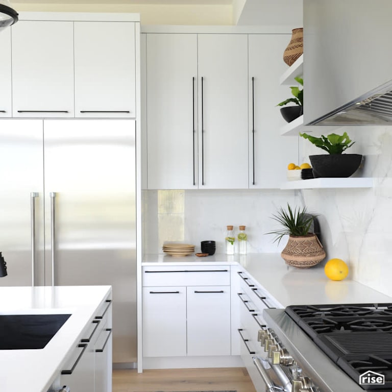 Luxton Square - Kitchen with LED Lighting by PlaidFox