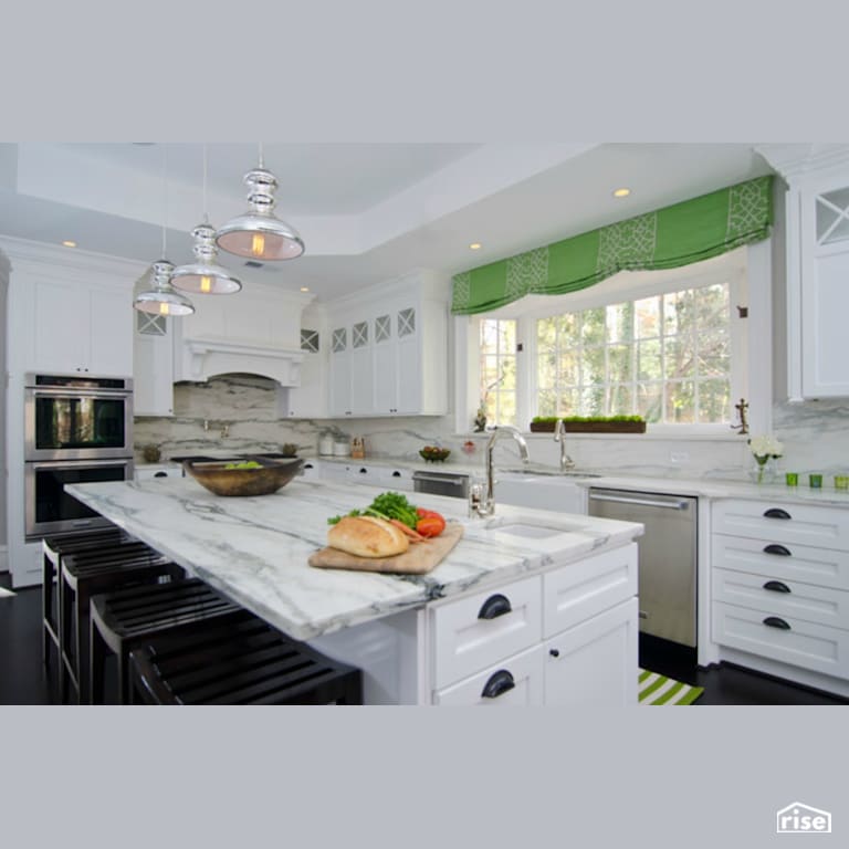 Kitchen Remodel - Chain Bridge Road with Low-Flow Kitchen Faucet by Case Design/Remodeling