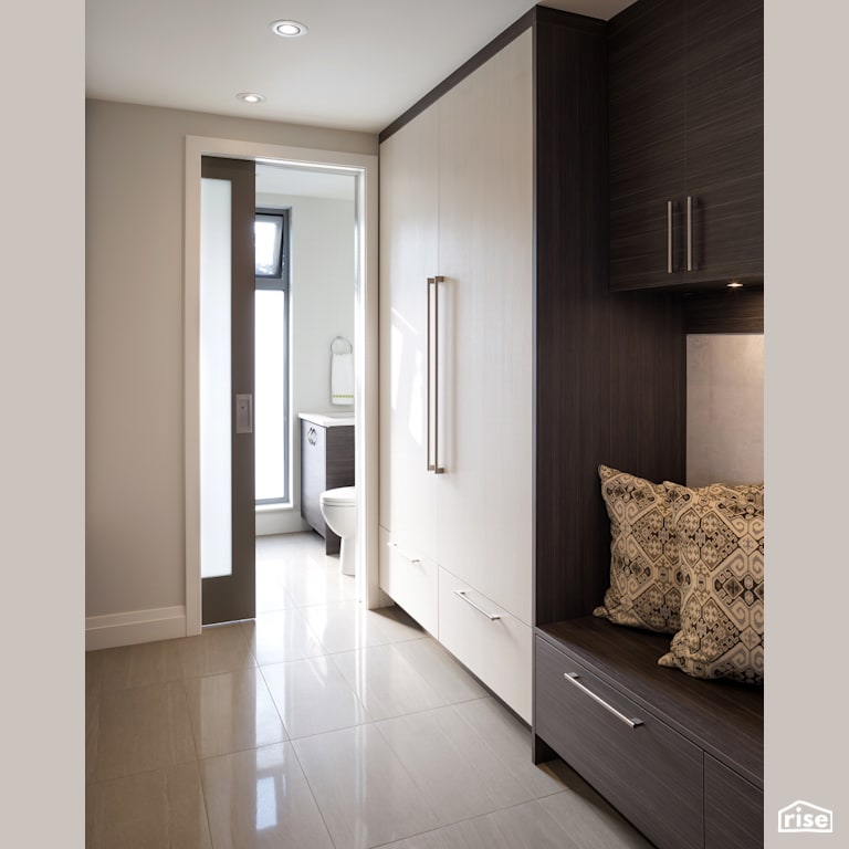 Entryway with Integrated LED by Naikoon Contracting