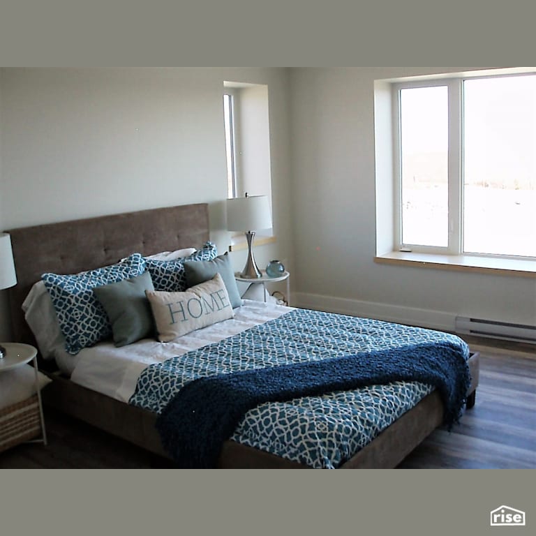 Halifax Passive Master Bedroom with Triple Pane Window by Passive Design Solutions