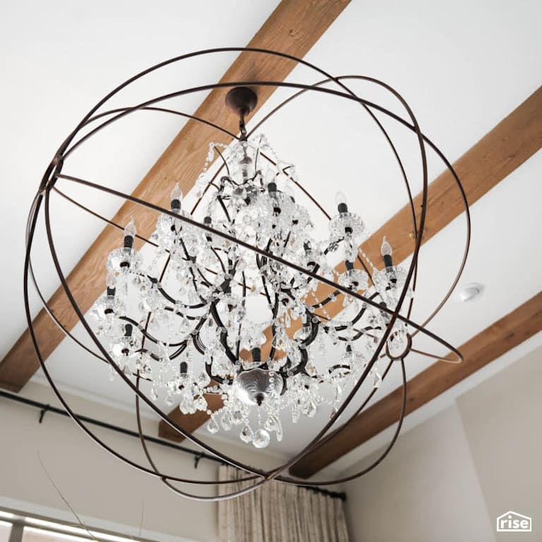 Scottsdale Arizona Retreat - Living Room Lighting with Ceiling Light by PlaidFox
