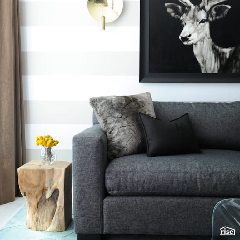 Living Room with Carpeting by PlaidFox