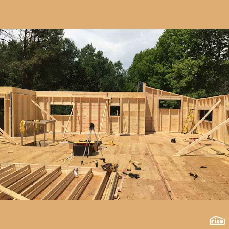 Passive House (PH )Wall Interior with Prefabricated Panelized Home by Simple Life Homes