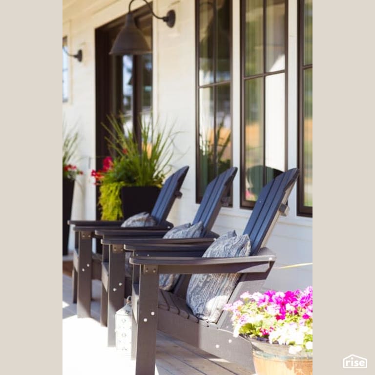 Deck with Cedar Decking by Winsome Construction